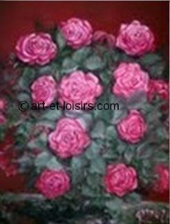 Tableaux d´un bouquet de roses 1