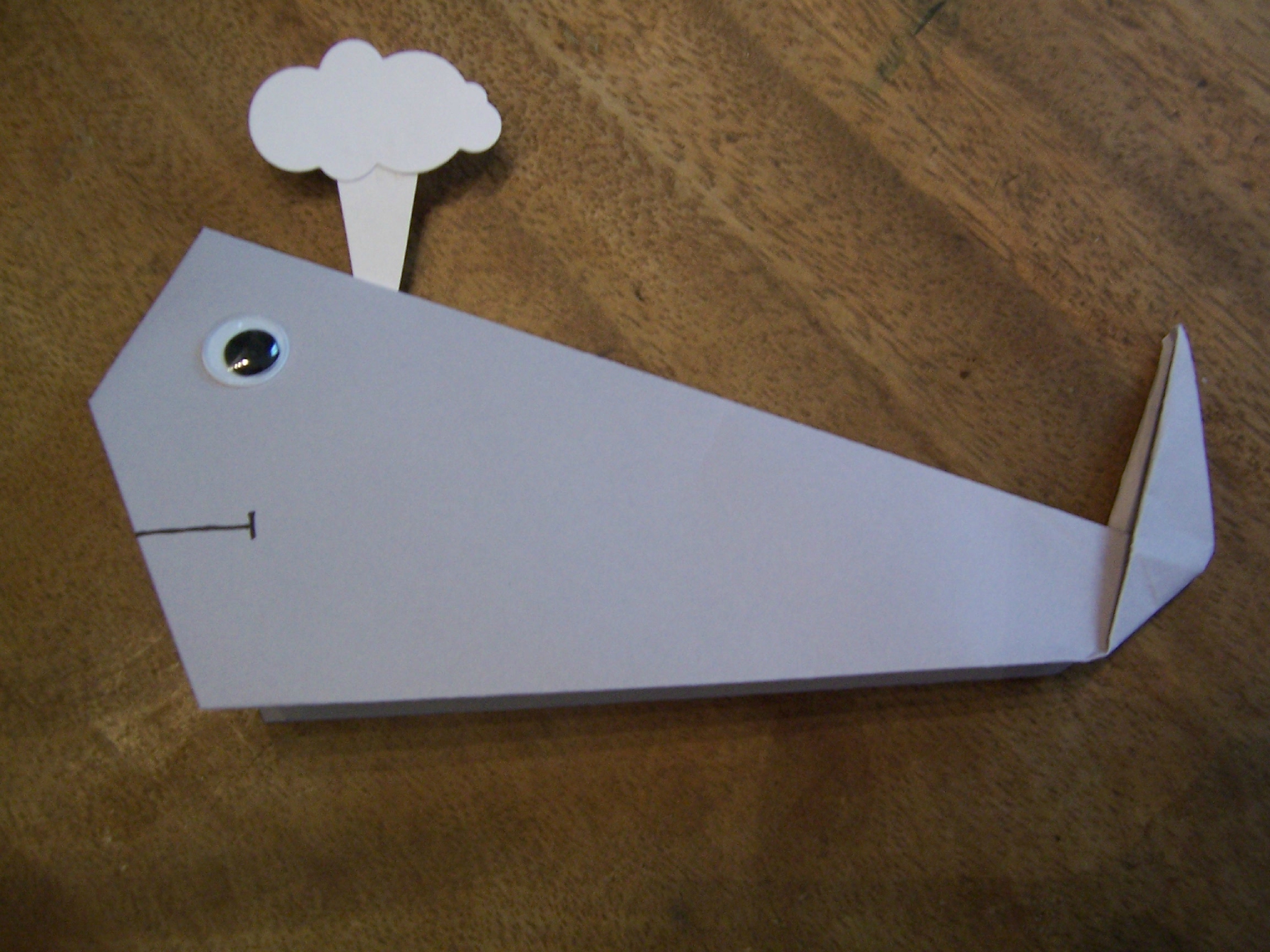 Origami baleine facile pour enfant 1