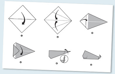 Origami baleine facile pour enfant 3